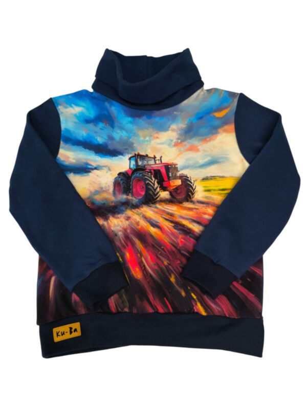 Dětská mikina traktor - skladem vel. 116/122