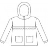 Dětský softshellový kabátek Princess - vzorovaný
