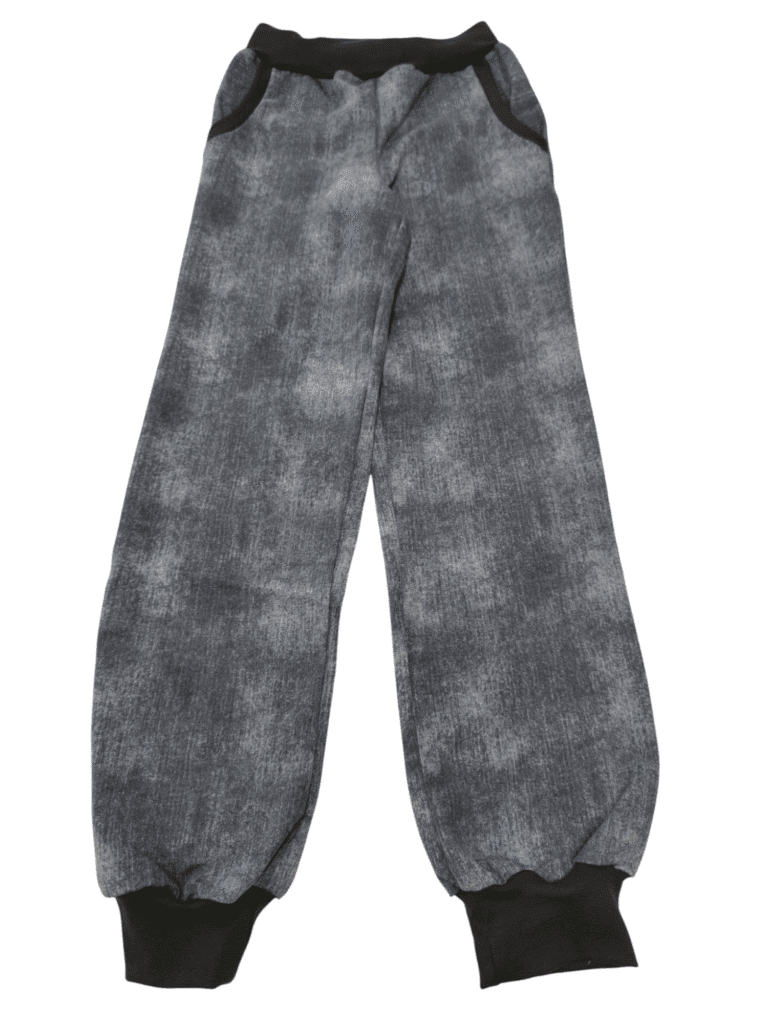 Dětské tepláky - imitace Jeans šedá- na objednávku vel. 80-158