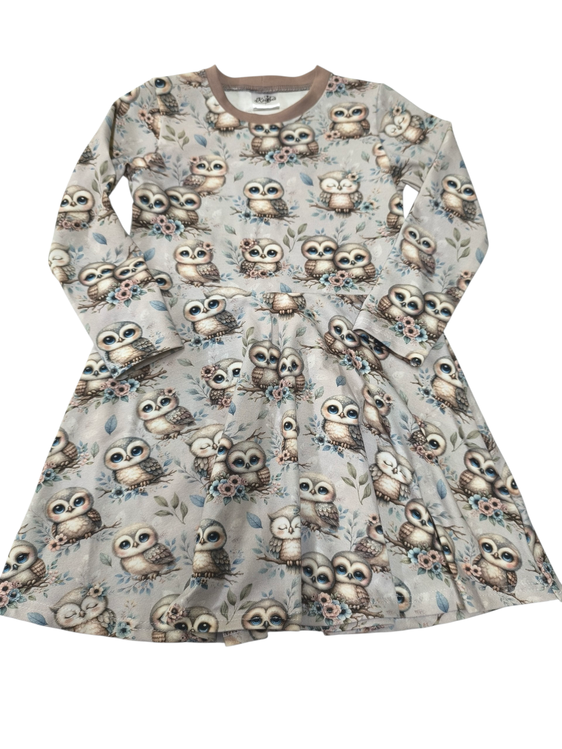 Dívčí šaty sovičky - skladem více velikostí