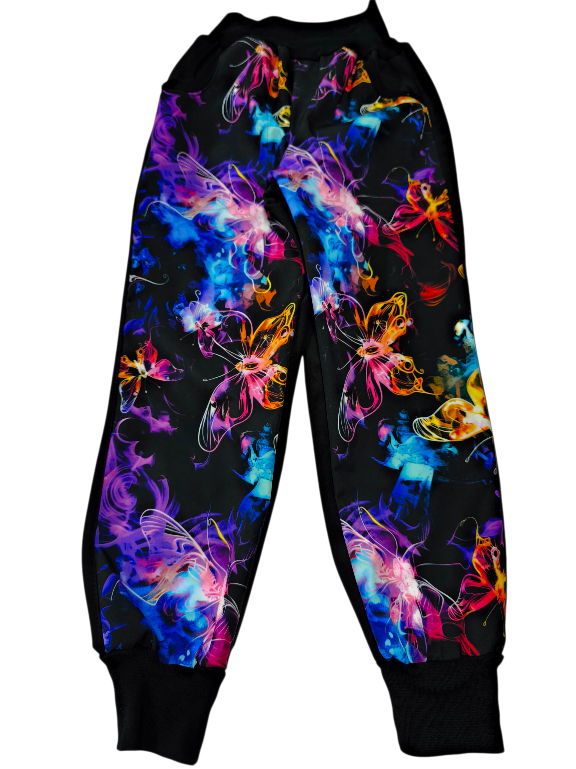 Softshellové kalhoty s fleecem motýlci - skladem více velikostí