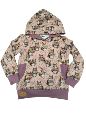 Dětská mikina Veverky - skladem vel. 110/116