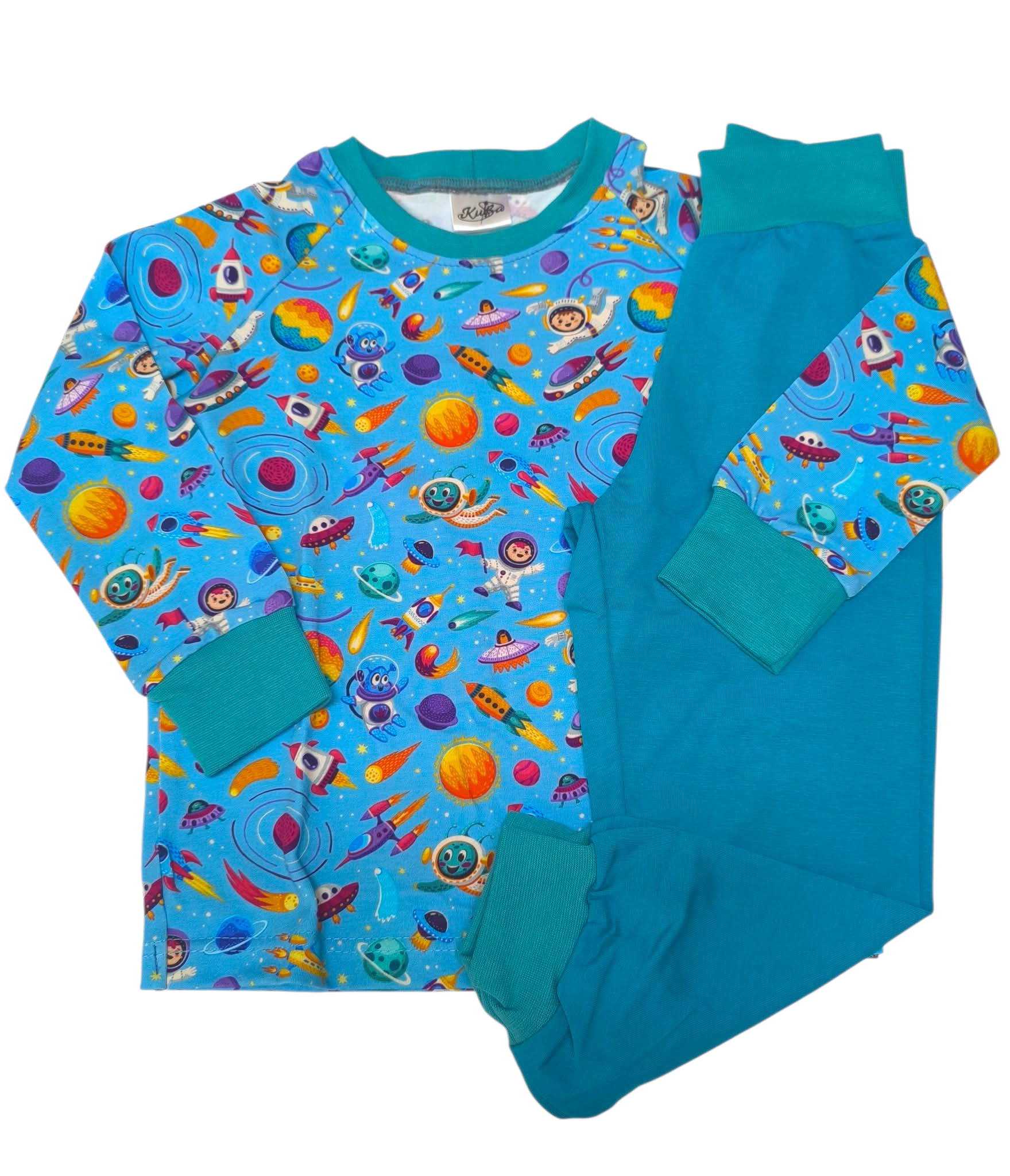 Dětské pyžamo vesmír – skladem velikost 98/104 a 110/116