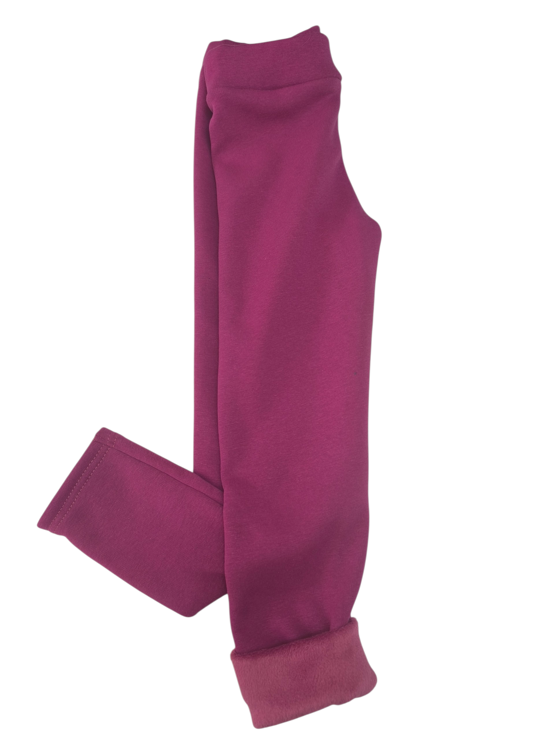 Dětské zateplené legíny - ostružinové - skladem více velikostí